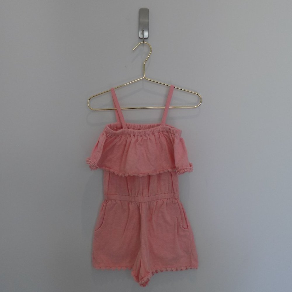 Tucker + Tate Pink Ruffle Romper  [2Y]
